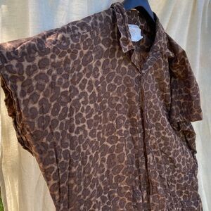 Acacia Javan Leopard brown Koki dress XL Mombasa type